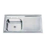 Lavaplatos 100x50 cm 1C 1E D para grifería combinacion