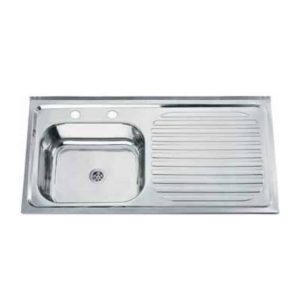Lavaplatos 100x50 cm 1C 1E D para grifería combinacion