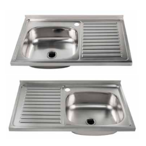 Lavaplatos sobreponer 80x50 cm Escurridor izquierdo