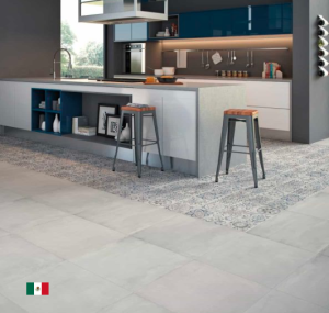 Gres cerámico 62x62 cm Bronx decor grey mate 1,93m2