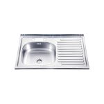 Lavaplatos 80x50 cm 1C 1E D para grifería combinacion
