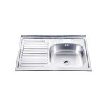 Lavaplatos 80x50 cm 1C 1E I para grifería combinacion