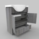 Mueble Vanitorio Parma 70 Humo