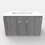 Mueble Vanitorio Sotille 70 Humo