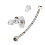 Set de llave angular con flexible 1/2"-15/16" 30 cm con adaptador