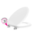 Asiento madera Elongado Cierre normal Bisagra acero inox