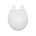 Asiento madera Redondo Cierre normal Bisagra Plástica