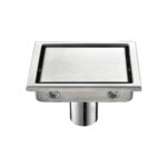 Desagüe de ducha liso 11 x 11 cm