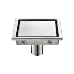 Desagüe de ducha liso 11 x 11 cm