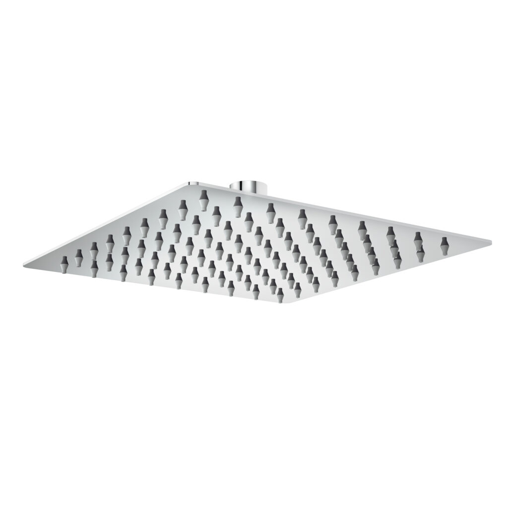 Plato de ducha cuadrado slim cromado