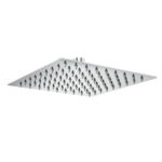 Plato de ducha cuadrado slim cromado