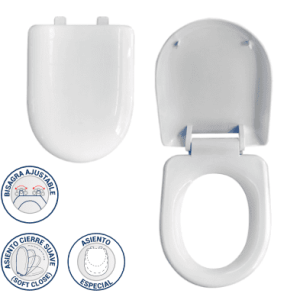 Asiento Málaga especial cierre suave