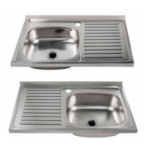 Lavaplatos sobreponer 80x50 cm Escurridor Derecho