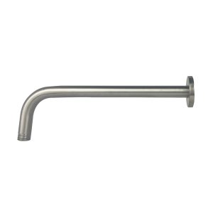 Brazo de ducha satinado 30 cm con flange
