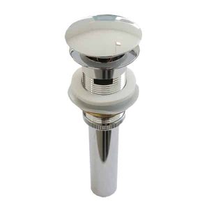 Desagüe Fanaloza Metálico Push Button con Rebalse