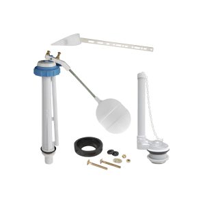 Fitting universal manilla plástica blanca