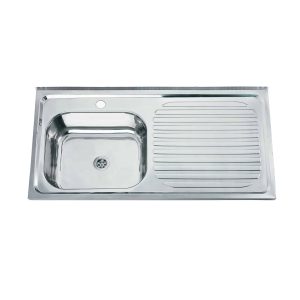 Lavaplatos sobreponer 100x50 cm con escurridor derecho