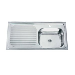 Lavaplatos sobreponer 100x50 cm Escurridor Izquierdo