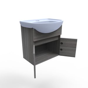 Mueble Vanitorio Ciro suspendido Humo