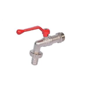 Llave de bola jardín/lavadora 1/2" Roja Fanaloza