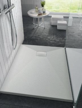 Receptáculo Slim SMC 100x80 cm con sifon y desagüe