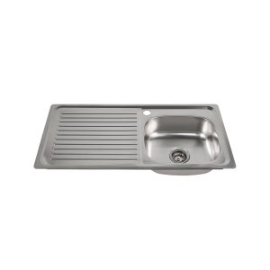 Lavaplatos empotrado 100x50 cm con escurridor izquierdo