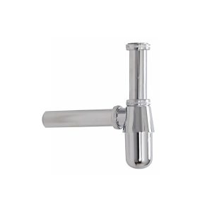 Sifón Fanaloza botella metálico 1 1/4" tubo 20 cm