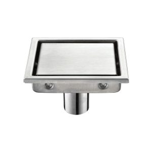 Desagüe de ducha liso 11 x 11 cm