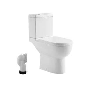 Sanitario Prego ADA Multidescarga asiento soft close con codo a 25 cm