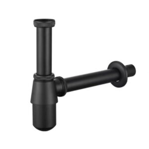 SIFÓN BOTELLA METÁLICO NEGRO 1 ¼”