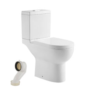 Sanitario Reggio a 30,5 Briggs Eco Dual Flush color blanco