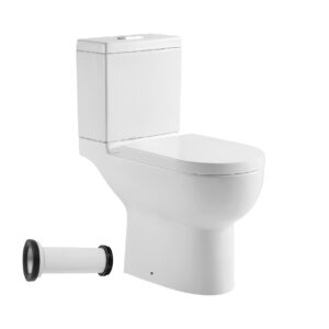 Sanitario Reggio a muro Briggs Eco Dual Flush color blanco